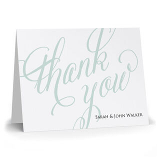 Big Thank You Folded Note Cards